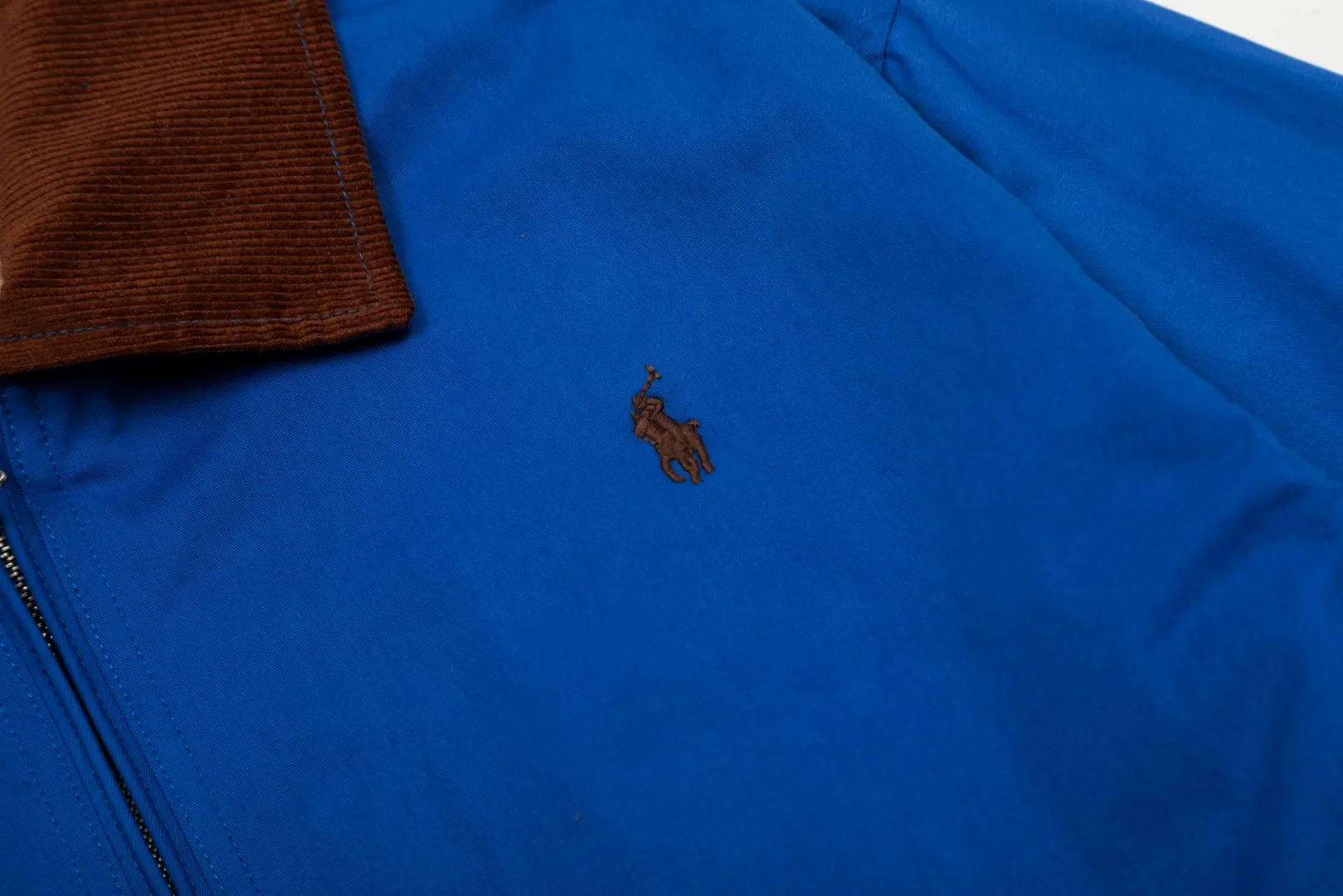 🅿️340 "Top quality" Style number: 8099# [Ralph Lauren corduroy color-blocked lapel American retro jacket] ✅Ralph Lauren American retro classic contrasting color corduroy lapel jacket ✅Pure cotton washed fabric Fabric texture version YYDS~ ✅Fashionable and casual commuting travel Simple style is classic ✅Simple and easy to match ootd essential style Versatile style Size: S-XL Color: Navy blue, matcha light green, Klein blue, retro gray green